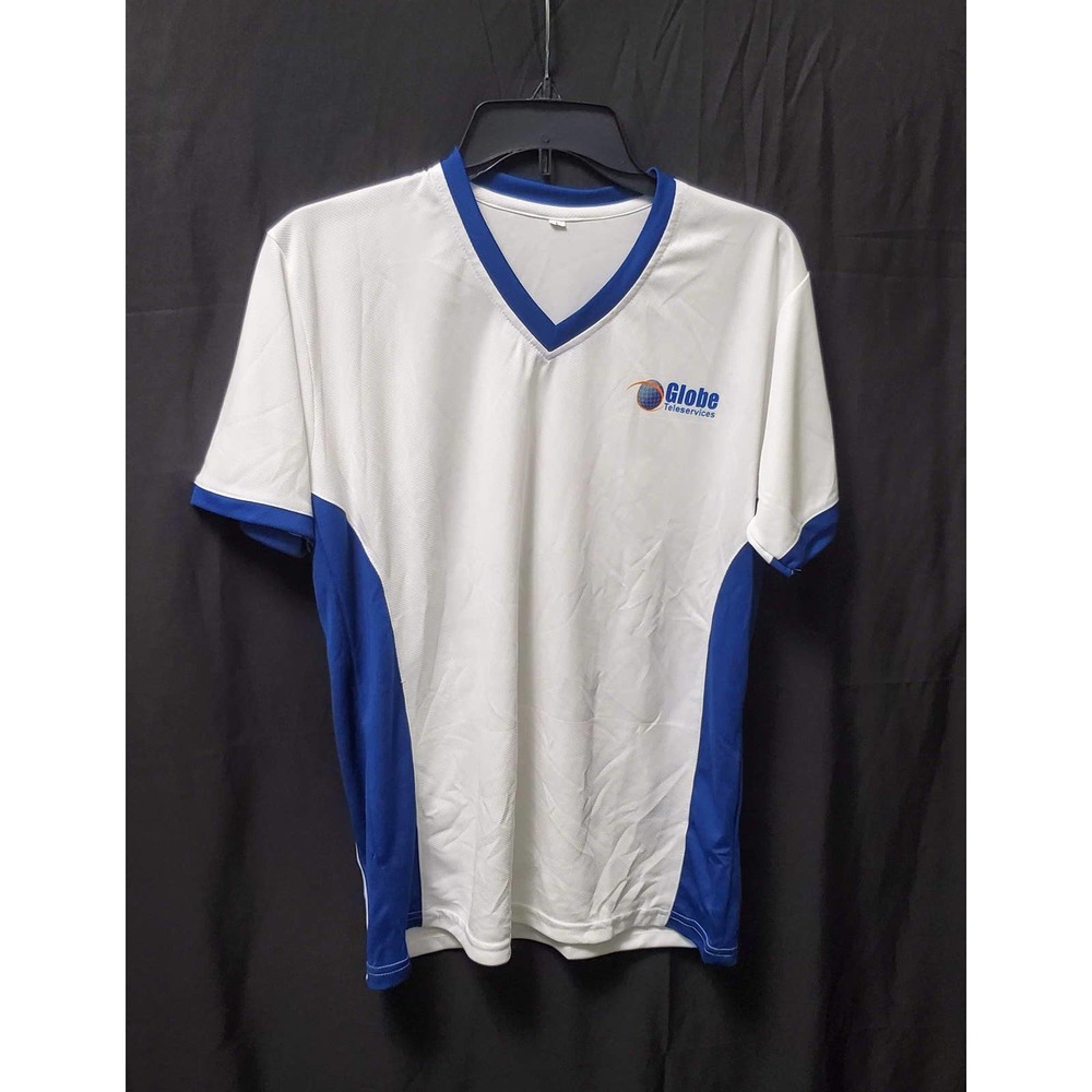 GTS Women's Workout Sports Polo Shirt 'Globe Teleservices' Size Large